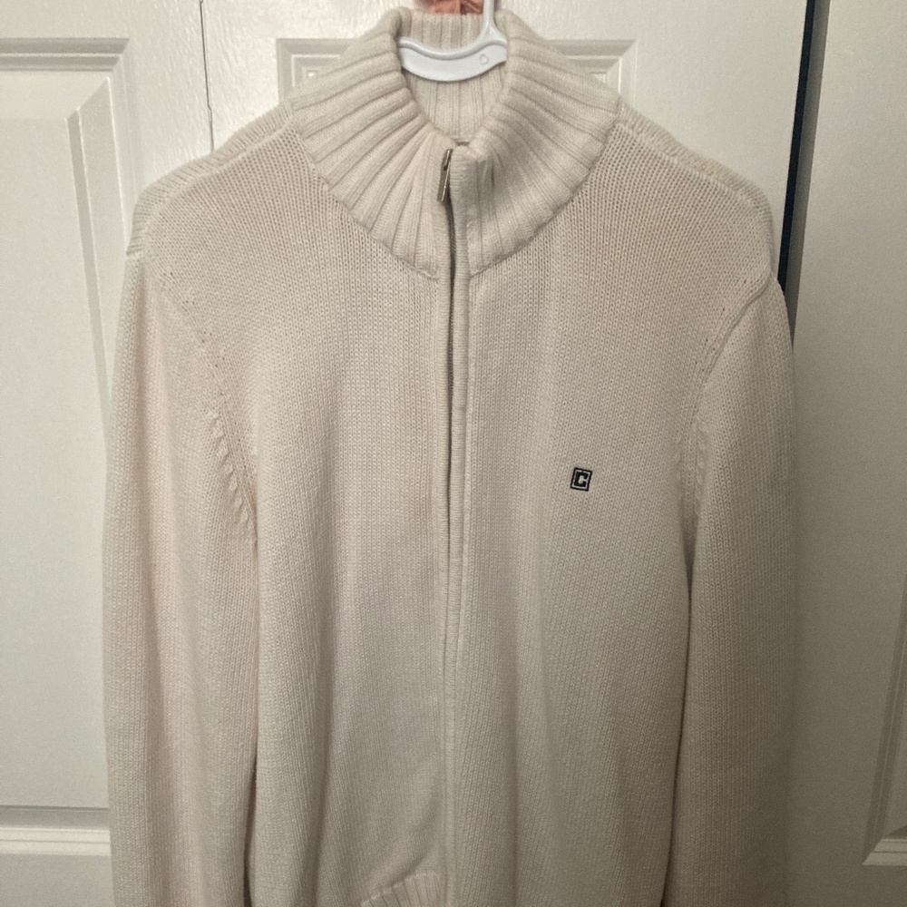 Women’s Chaps Zip-Up Sweater Size L